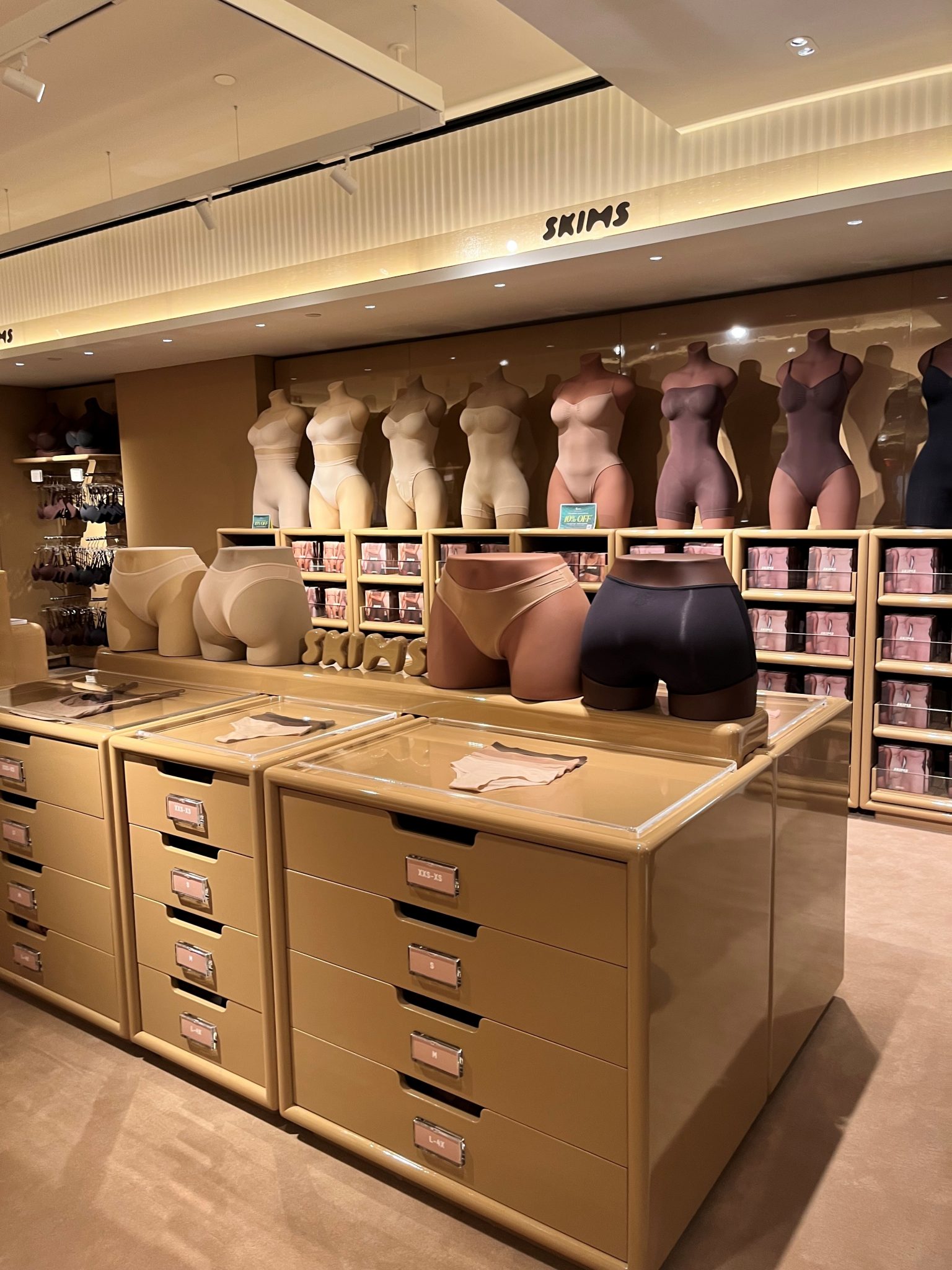 Visual Merchandising Consultancy SKIMS at Harrods